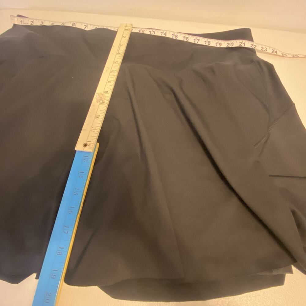Athleta Ace Tennis Black Active Wear Skort 15 1/2” Women 3X Pull On Outdoorsy - Picture 6 of 10